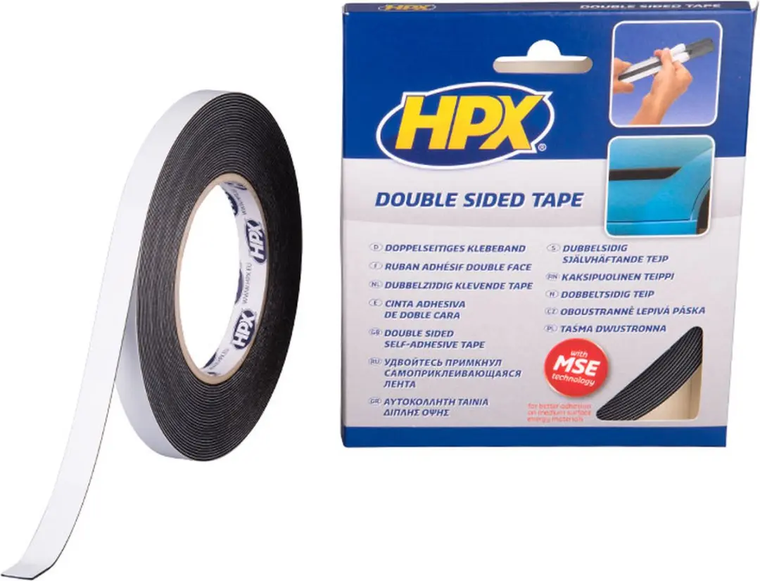 HPX Dubbelzijdige PE Bevestigingstape 12mm x 10m