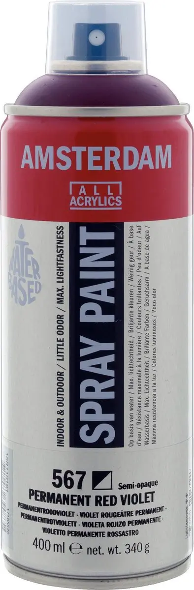 Talens Spraypaint Permanentroodviolet 400ml