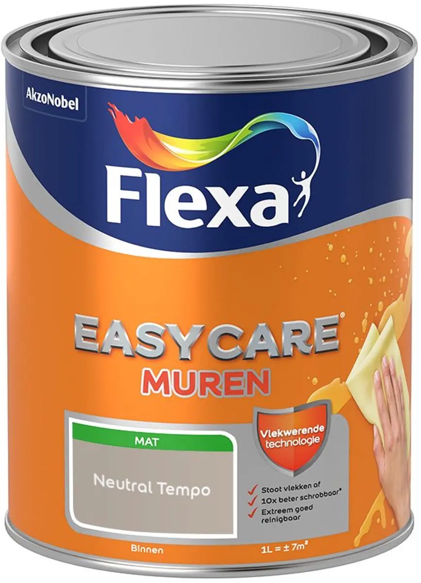 Flexa Easycare Muren Neutral Tempo Mengverf 1L