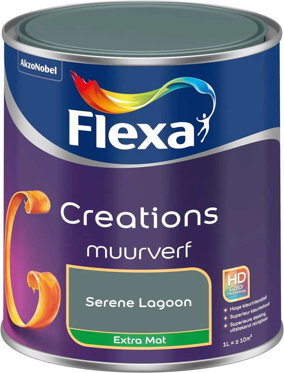 Flexa Creations Muurverf Extra Mat Serene Lagoon 1L