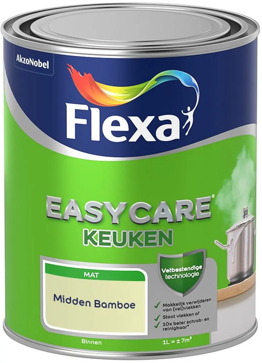 Flexa Easycare Keuken Midden Bamboe Mengverf 1L