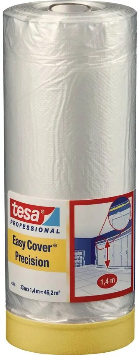 Tesa Easy Cover Universal 4365 - 55cm - Geel