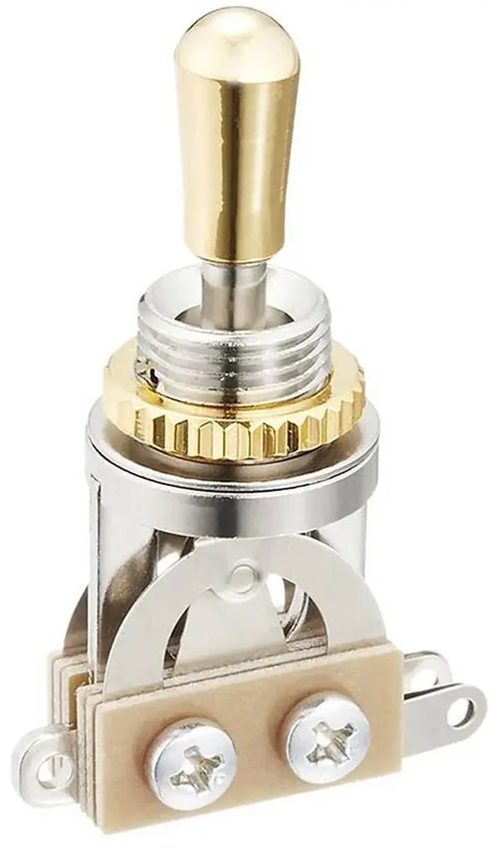 Boston SW-20-GP 3-weg Toggle Switch met Gouden Tip