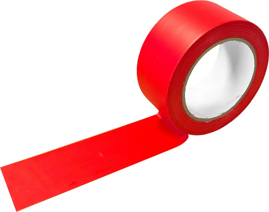 Kortpack Vloermarkeringstape 50mm x 33m - Rood - afbeelding 2 van 3