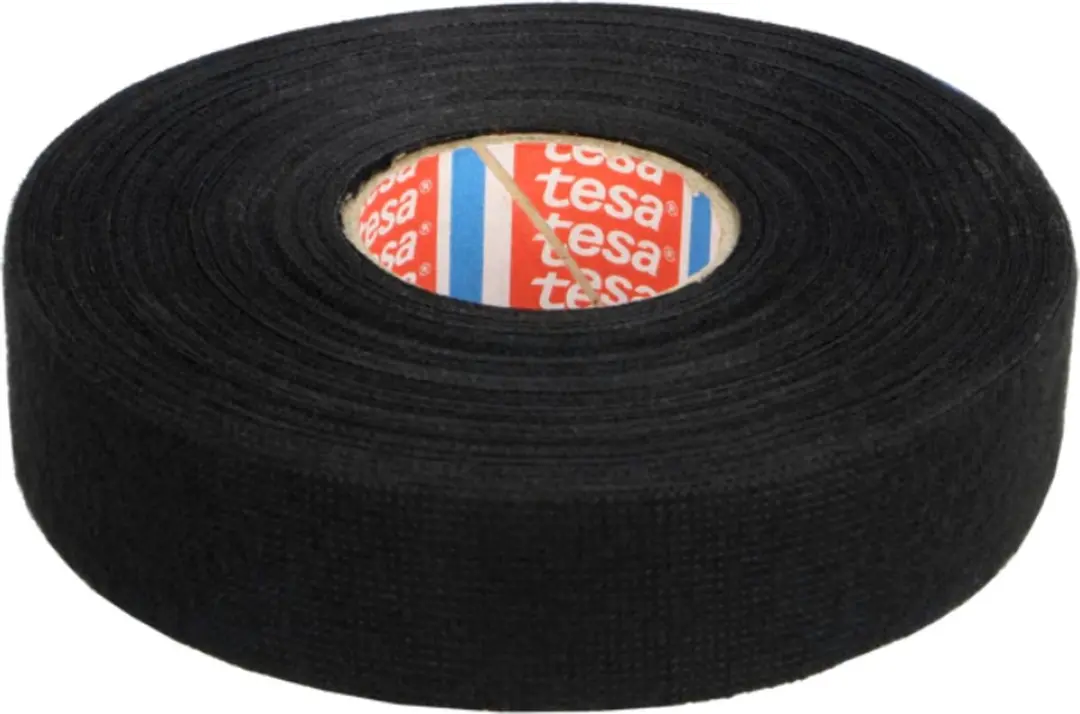 Tesa 51608 Kabelbundeltape - Zwart 38mm x 25m