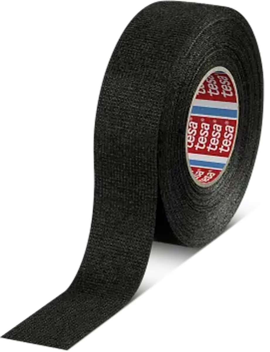 Tesa 51608 Kabelbundeltape - Zwart 38mm x 25m