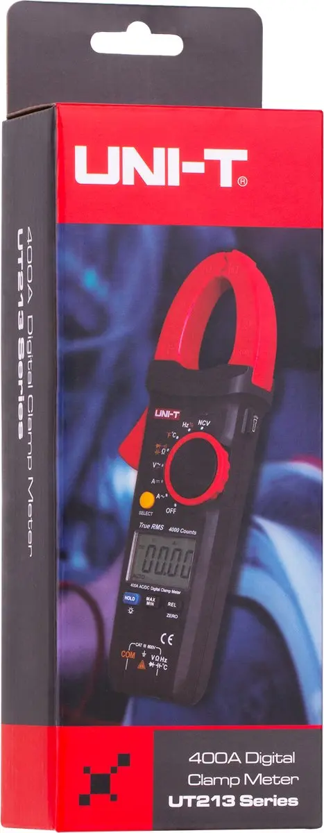UNI-T UT213A Multimeter - Rood/Zwart