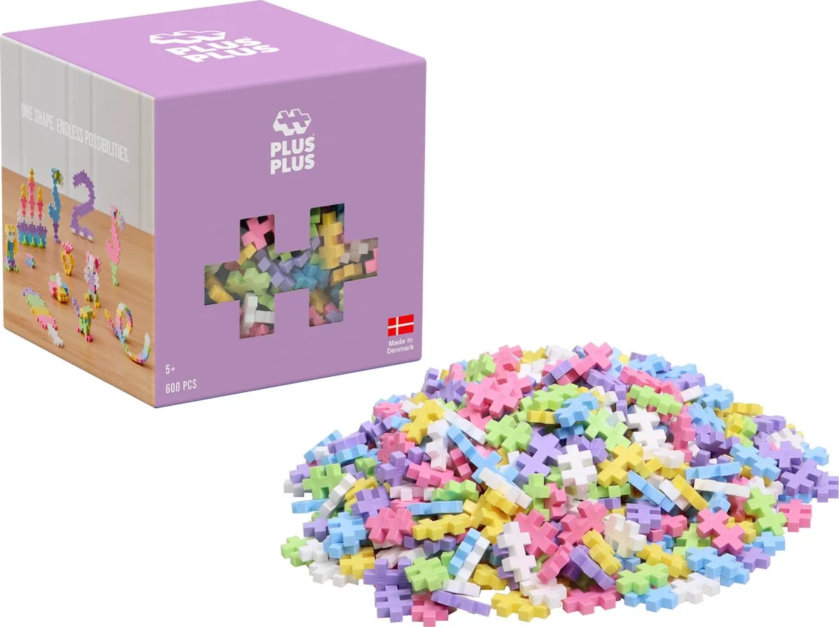Plus-Plus Basic Pastel Paars 600-delig Bouwset