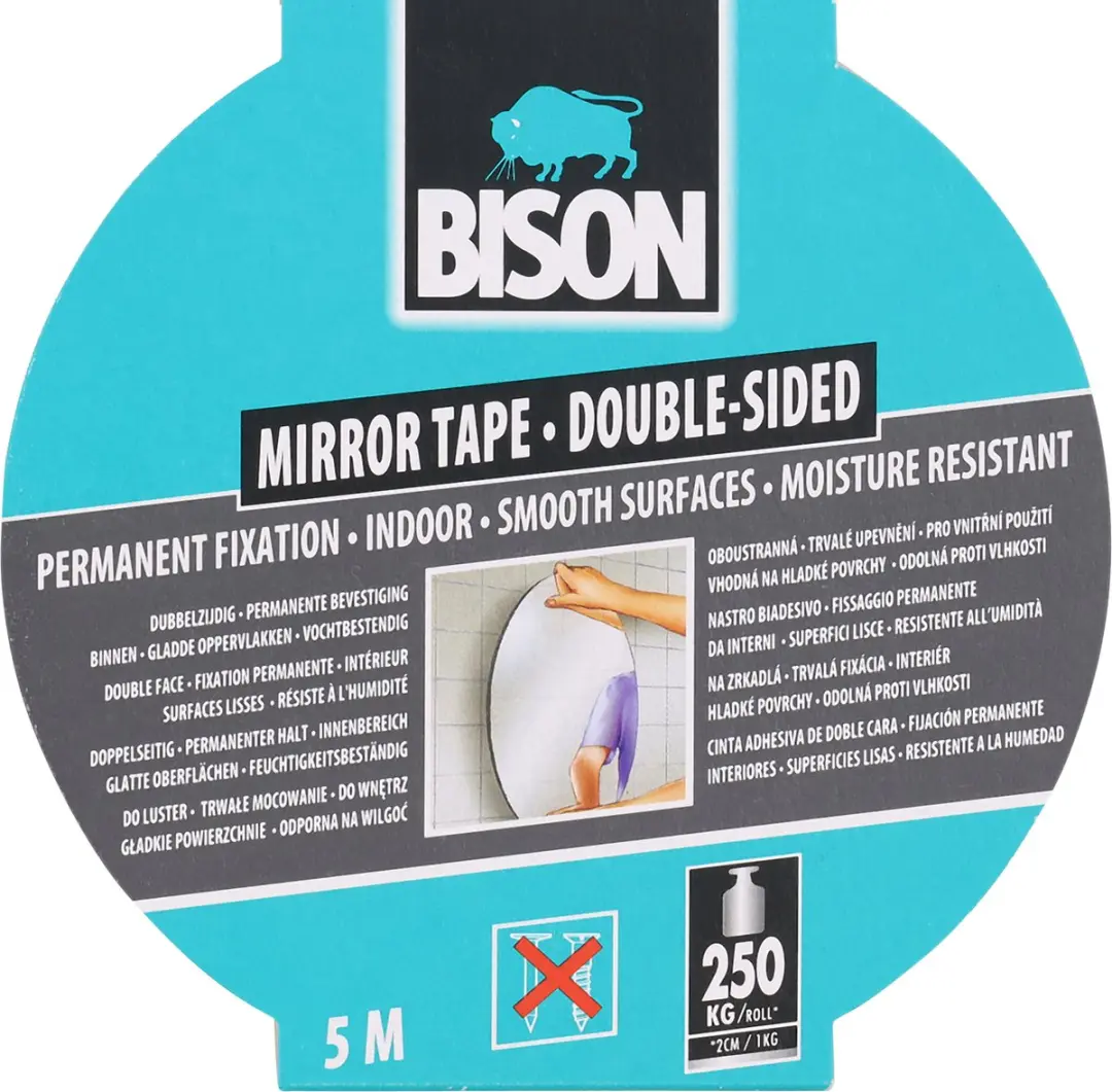 Bison Dubbelzijdige Tape 500cm