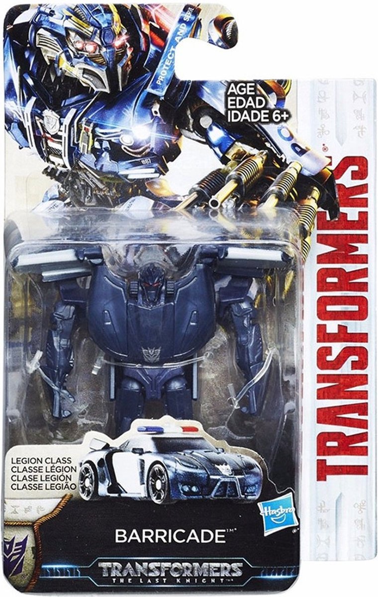 Hasbro Transformers The Last Knight Barricade - 8 cm actiefiguur
