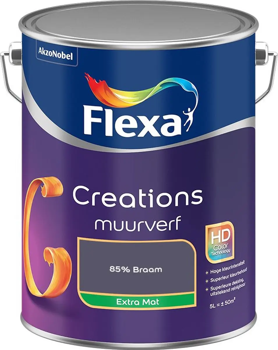 Flexa Creations Muurverf Extra Mat 85% Braam