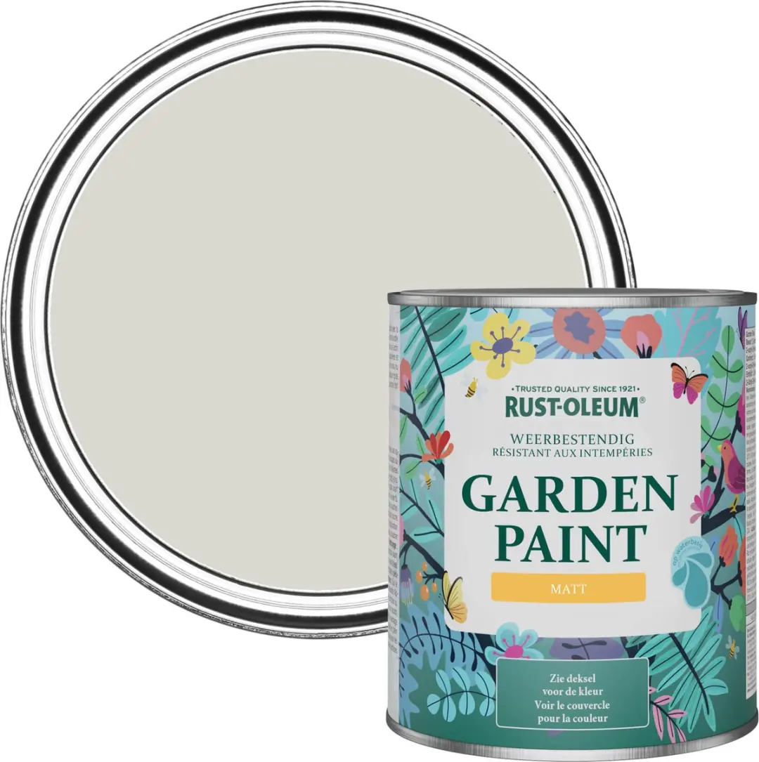 Rust-Oleum Berkenboom Grijs Tuinverf Matt 750ml