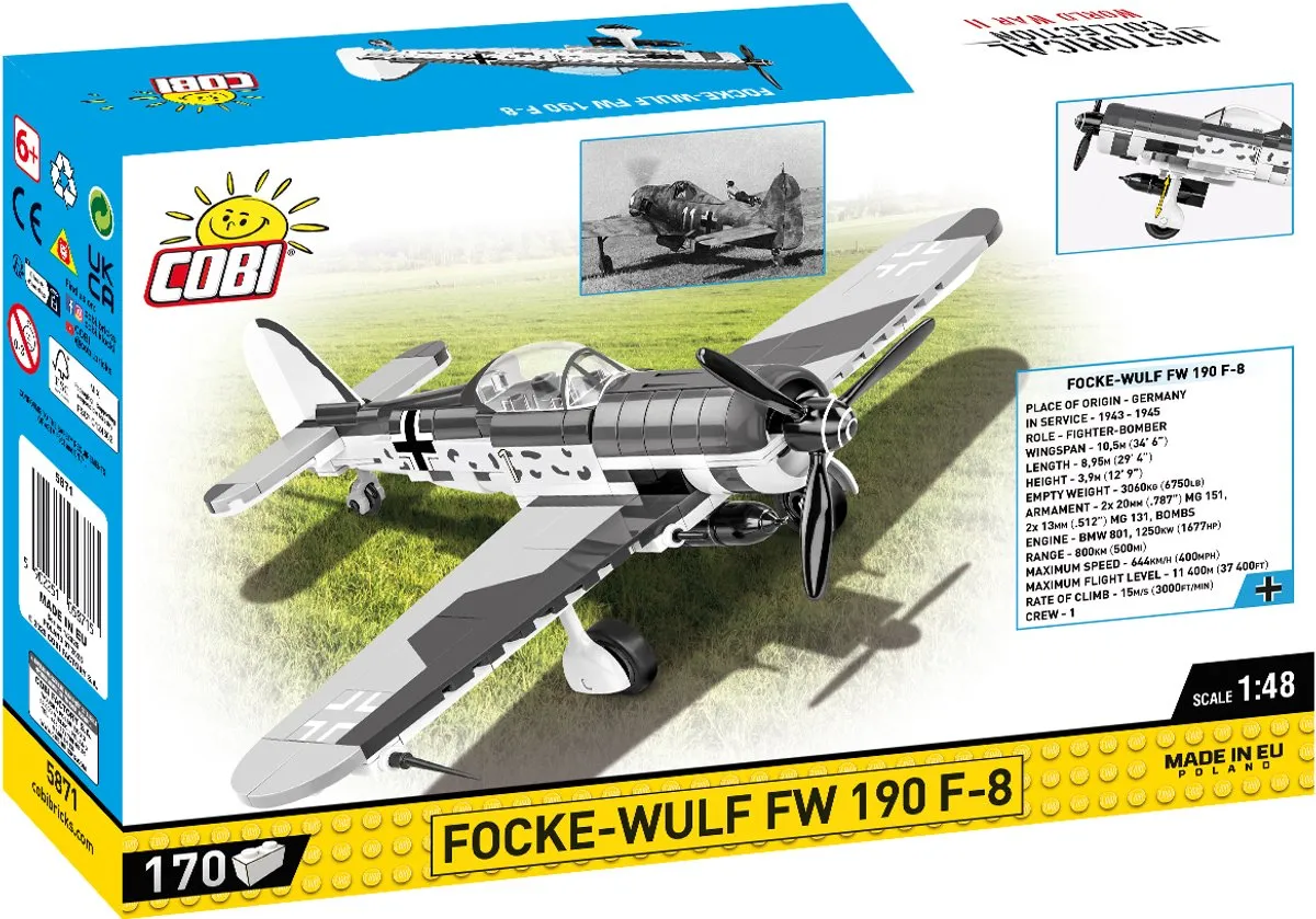 Cobi Focke Wulf FW190 F-8 - 170 Stukken