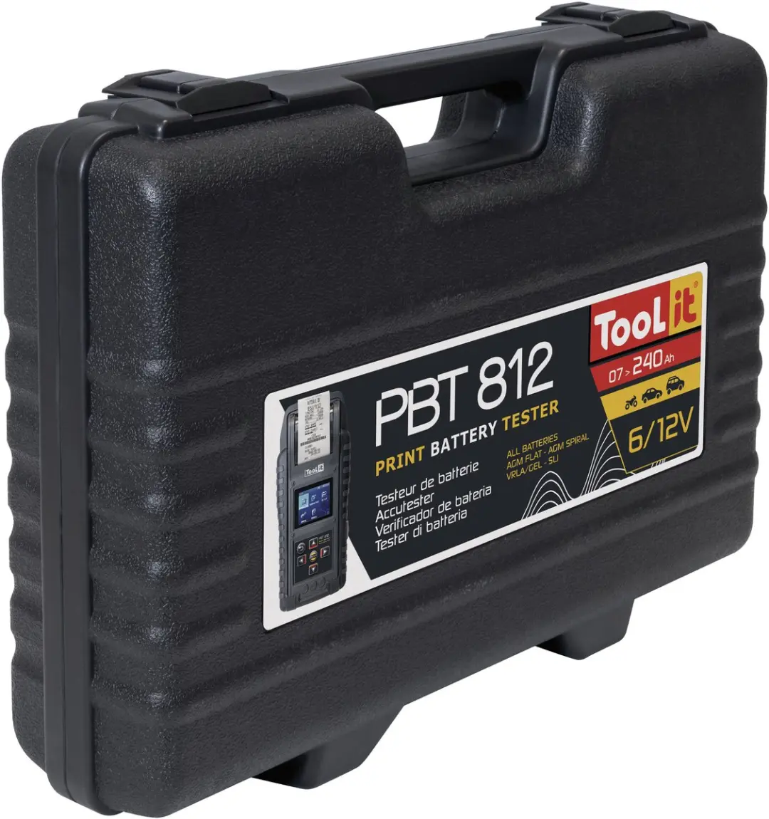 Gys PBT 812 Batterijtester met Printer - Zwart