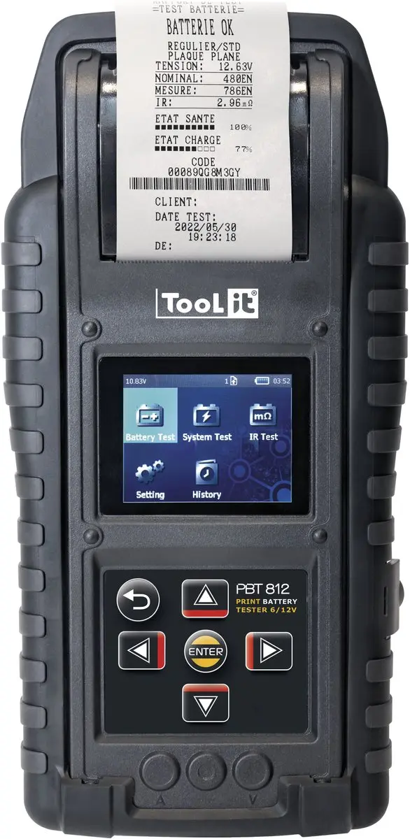 Gys PBT 812 Batterijtester met Printer
