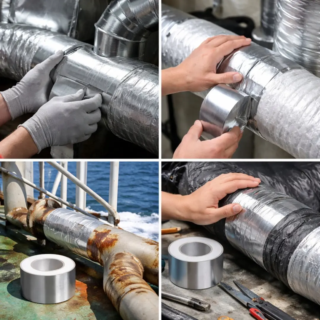 TETRA Aluminiumtape 50m x 50mm - Zilver