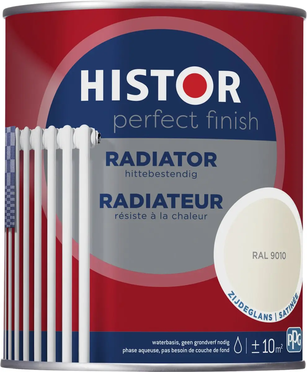 Histor Perfect Finish Radiatorlak RAL 9010