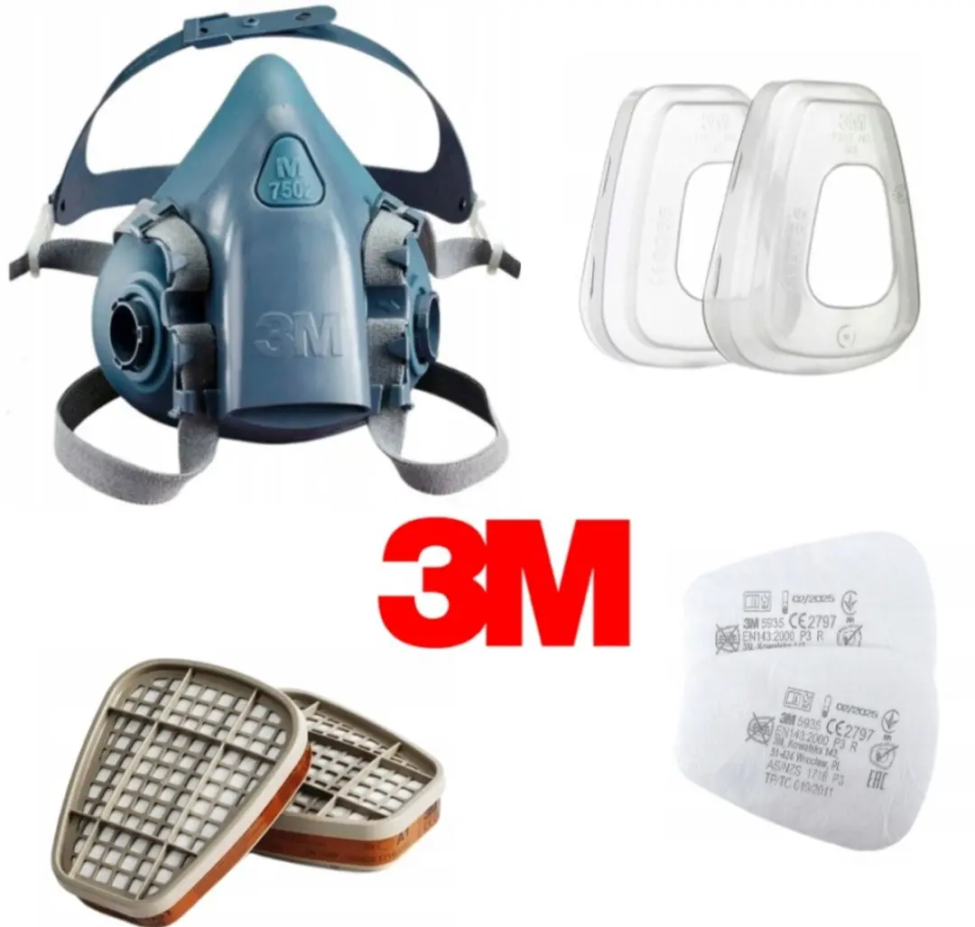3M 7502 Halfgelaatsmasker M
