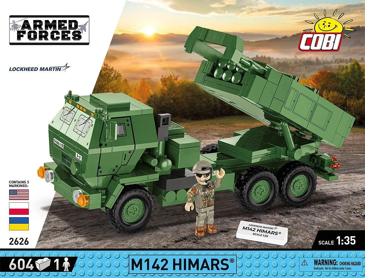 Cobi M142 HIMARS - 604 Onderdelen - Meerkleurig