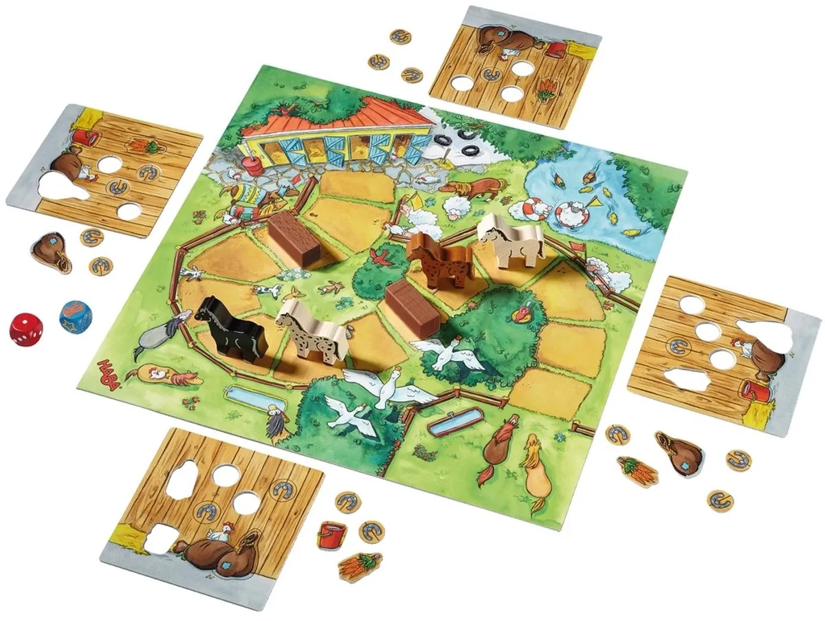 Haba Hop! Hop! Galopons! Wooden Toys 4321 - 2-4 Spelers