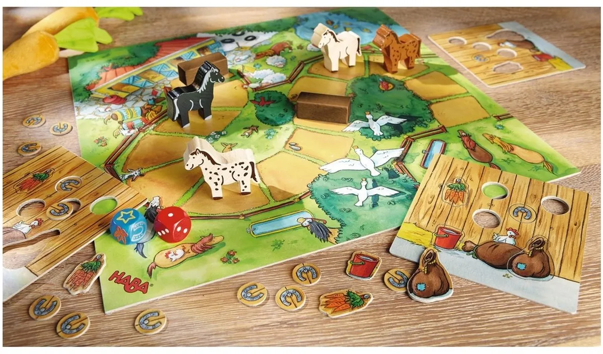 Haba Hop! Hop! Galopons! Wooden Toys 4321 - 2-4 Spelers