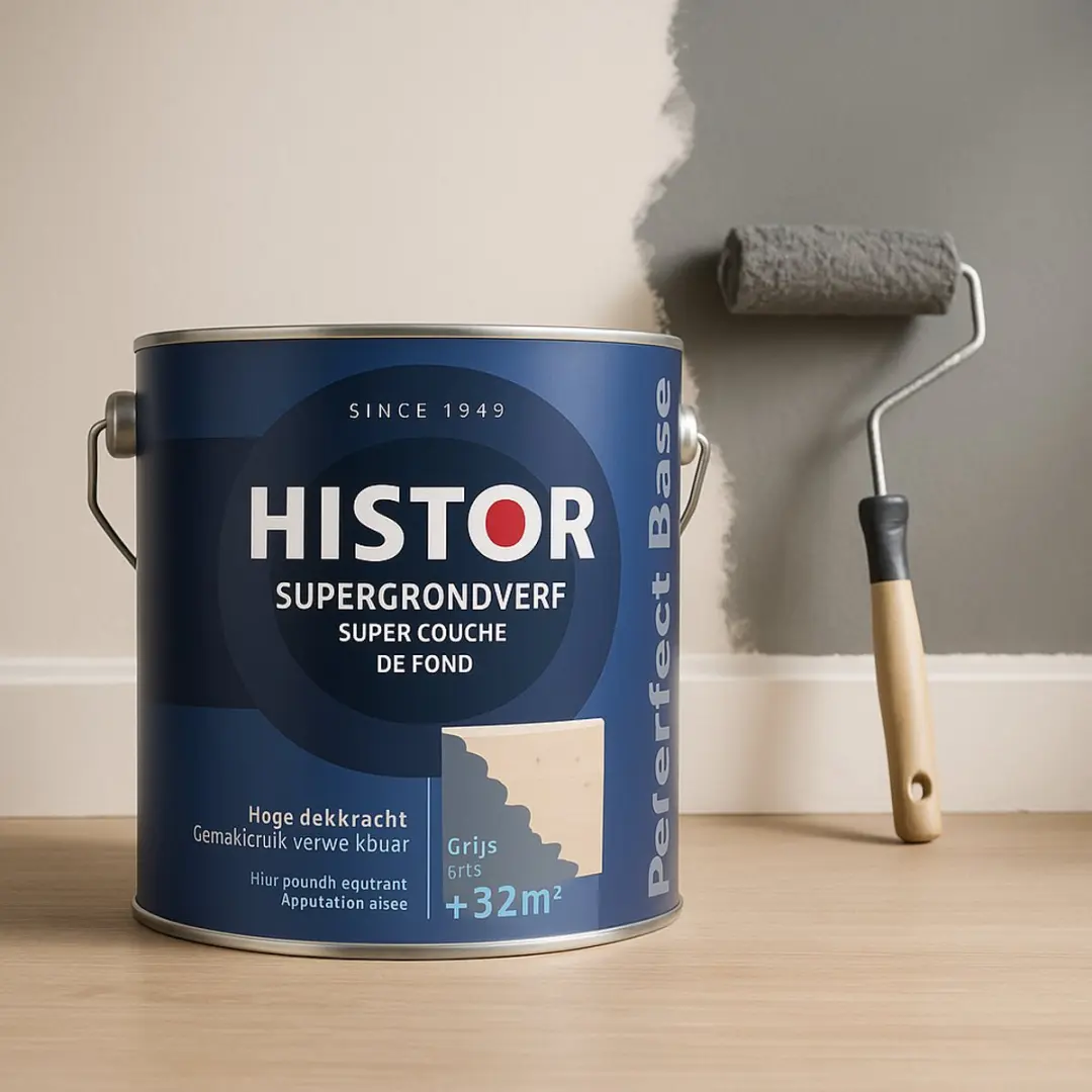 Histor Perfect Base Supergrondverf 2,5L - Grijs
