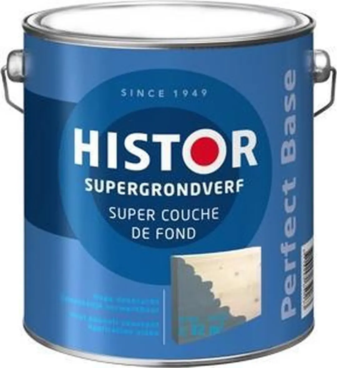 Histor Perfect Base Supergrondverf 2,5L - Grijs