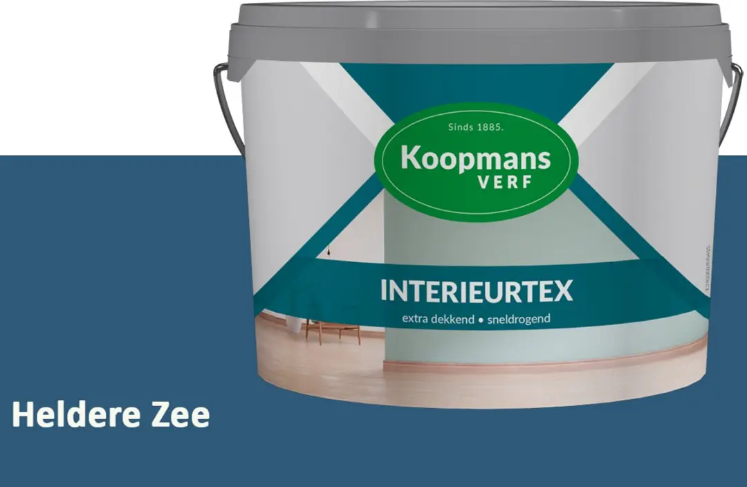Koopmans Interieurtex Matte Muurverf Heldere Zee 10L