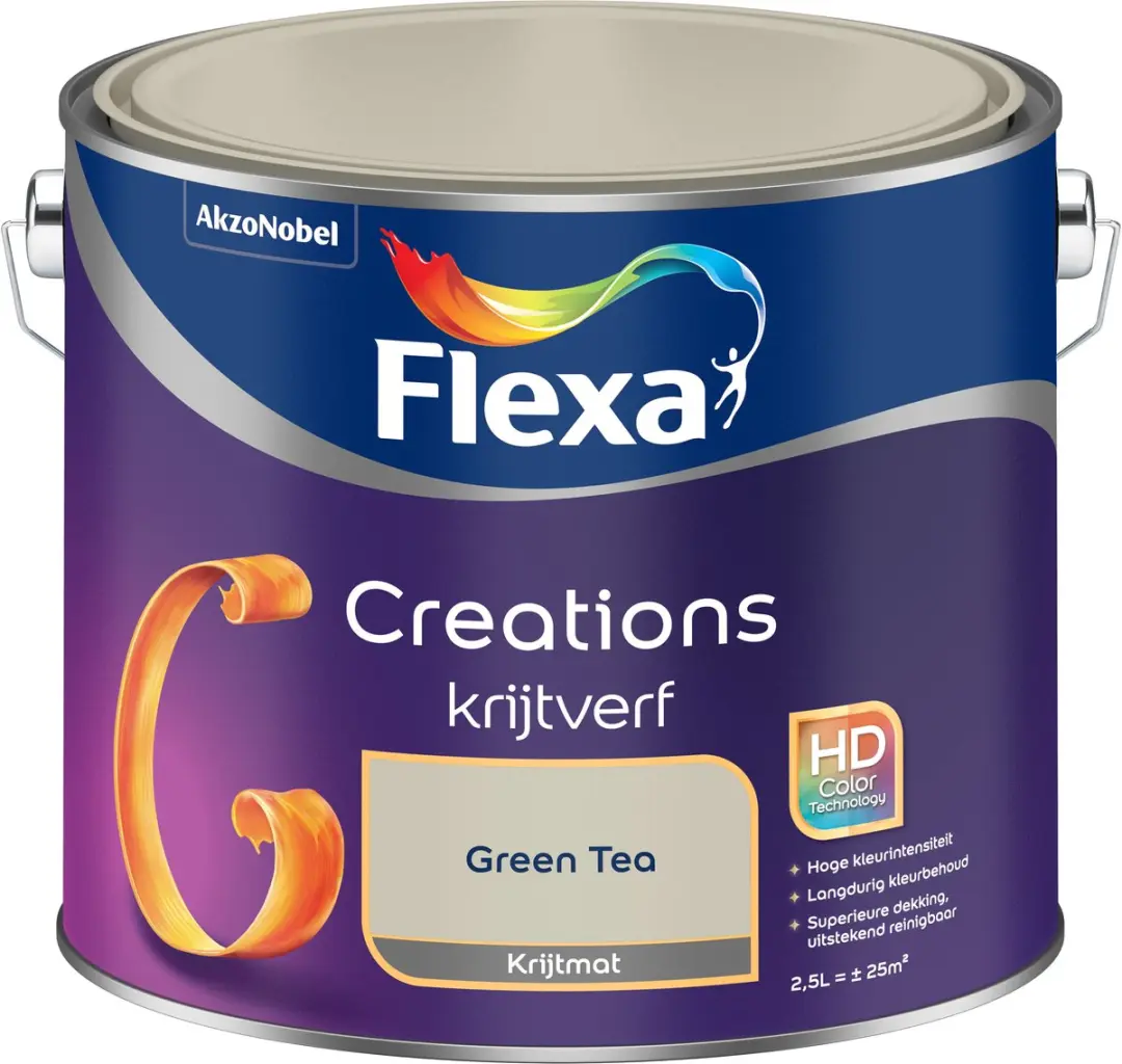 Flexa Creations Muurverf Green Tea 2,5L