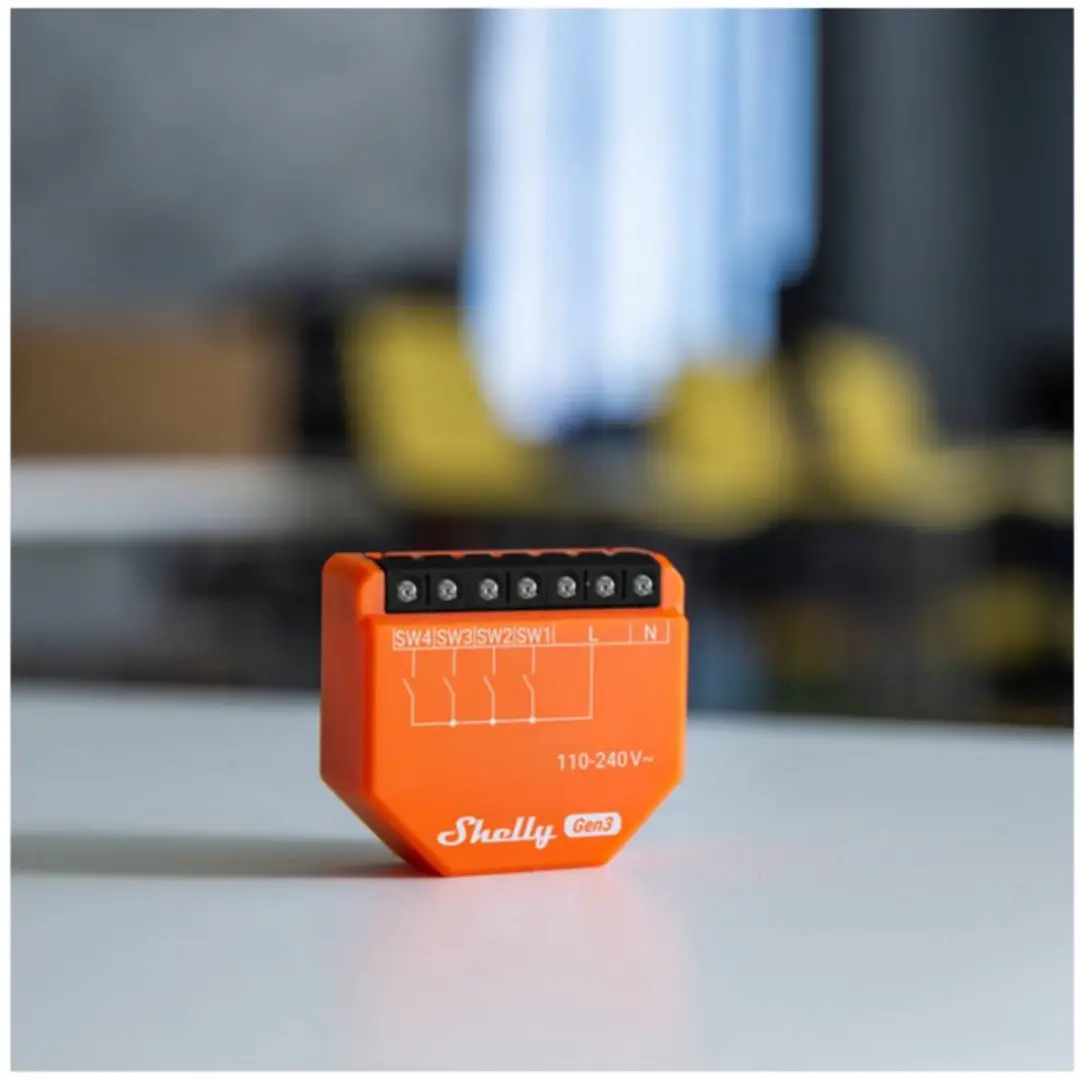 Shelly I4 Gen3 Smart Home-Controller - Transparent