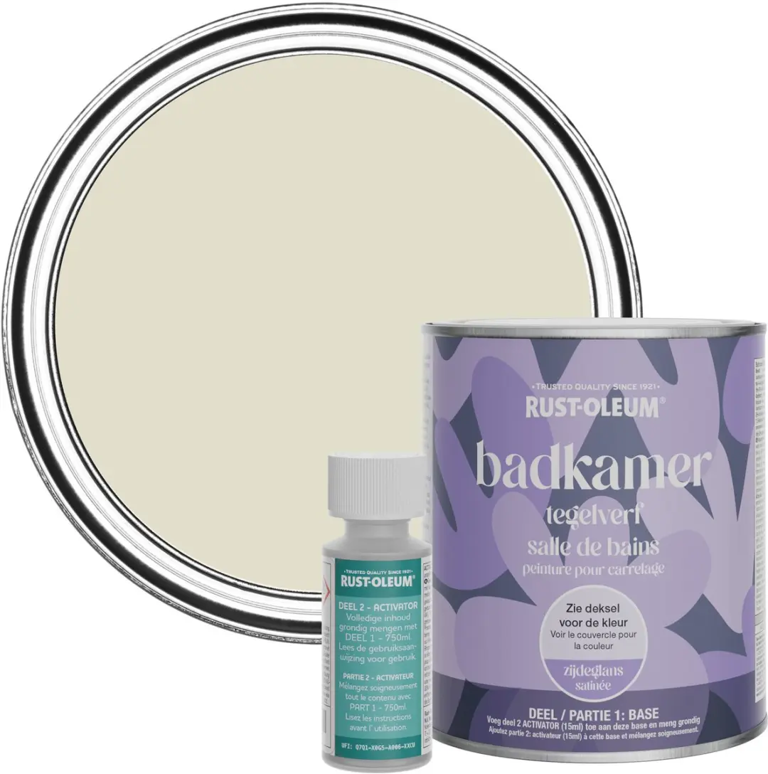 Rust-Oleum Badkamertegelverf Havermelk 750ml