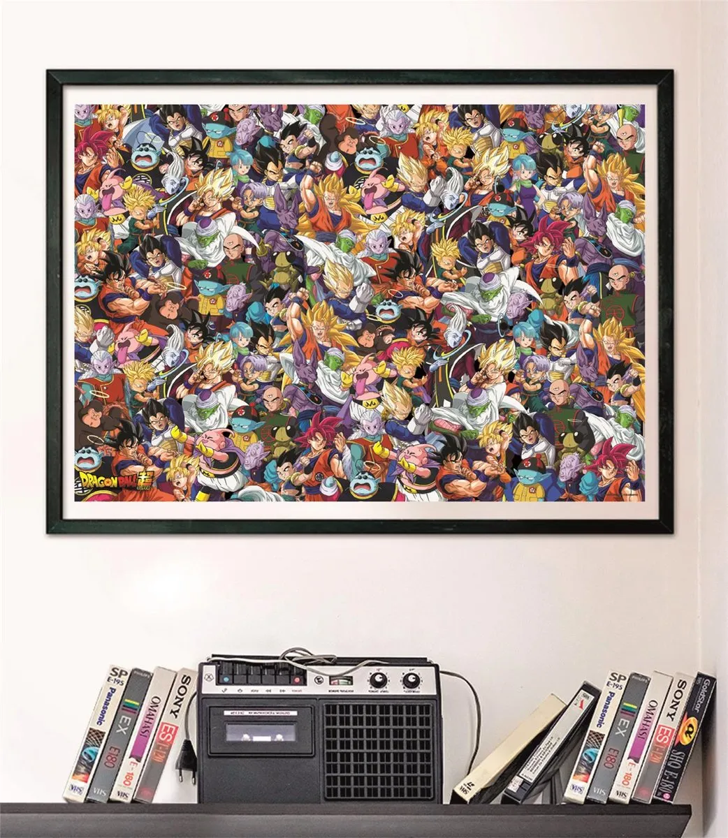 Clementoni Dragon Ball Super Impossible Puzzel 1000 Stuks - Multicolor