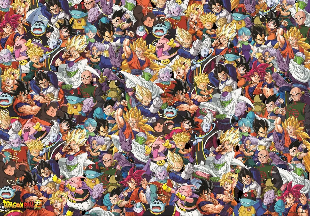 Clementoni Dragon Ball Super Impossible Puzzel 1000 Stuks - Multicolor