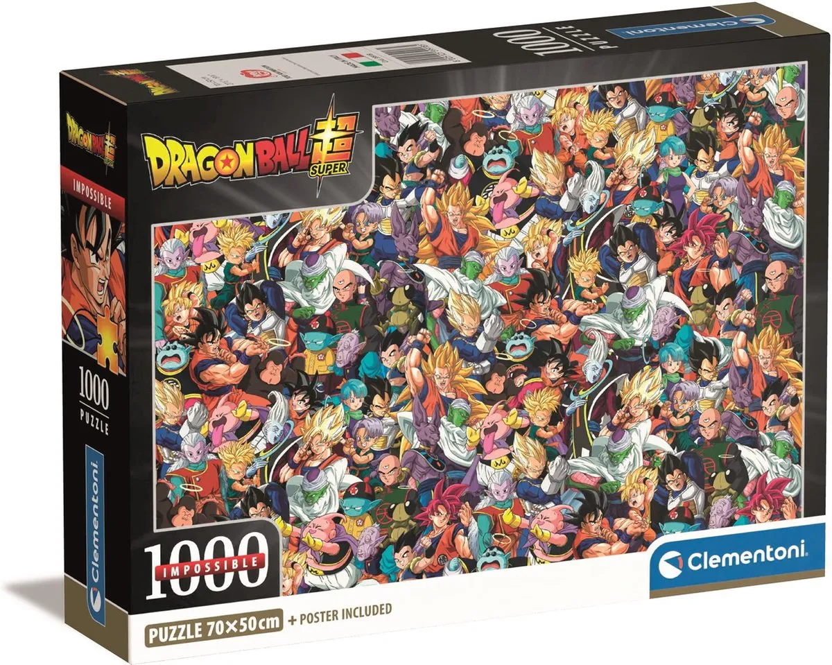 Clementoni Dragon Ball Super Impossible Puzzel 1000 Stuks