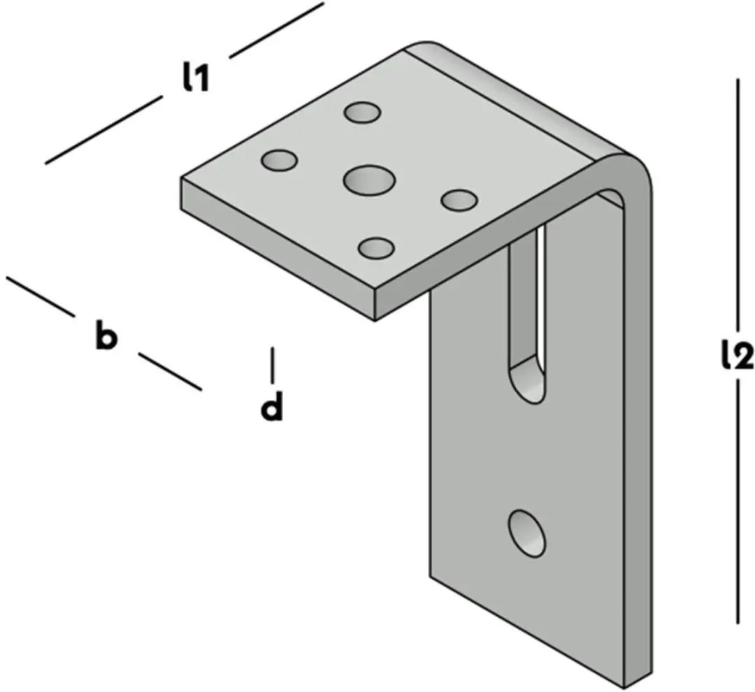 GB Hoekanker Zwaar 100x170mm TV 0759777 - 15 Stuks