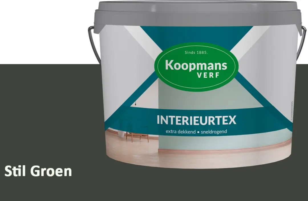 Koopmans Interieurtex Matte Muurverf Stil Groen 7,5L