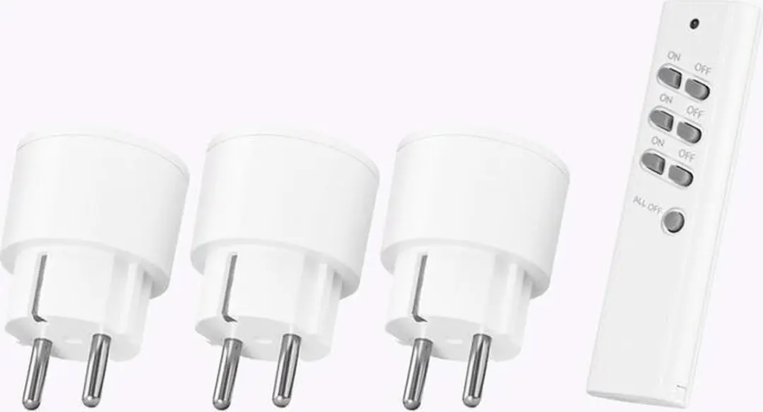 KlikAanKlikUit Startset 3 Schakelaars Wit - 2300W