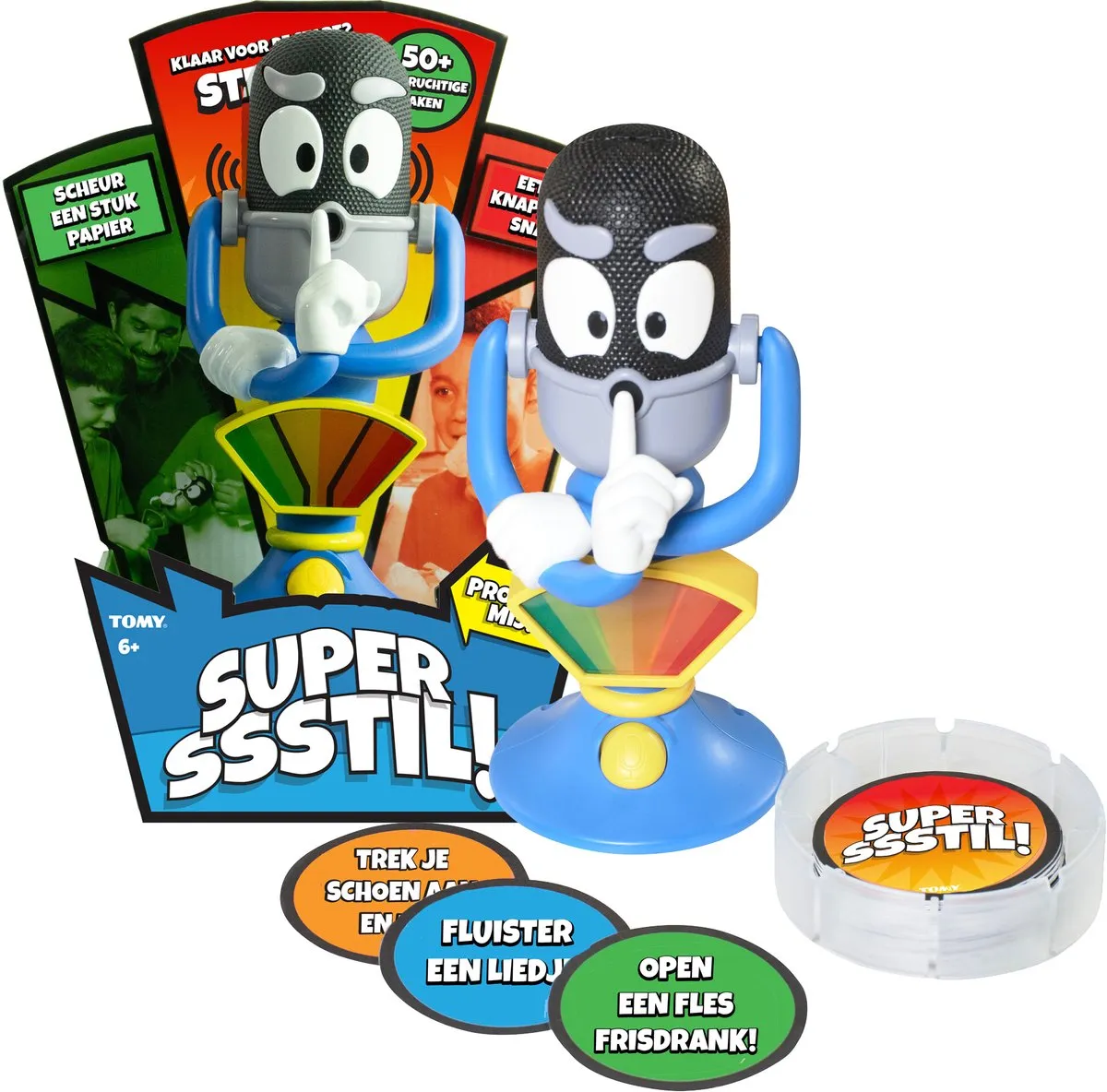 Tomy Super Ssstil Mike Microfoon Actiespel - 50+ Kaarten