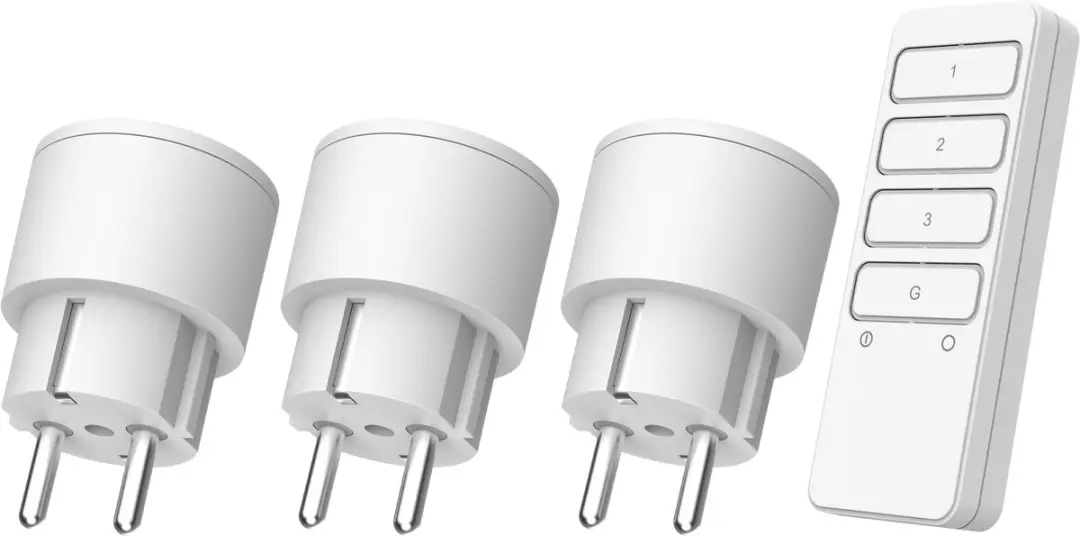 KlikAanKlikUit Startset APC3-2300RN Draadloze Schakelaars - 3 Stuks - 2300W - Wit