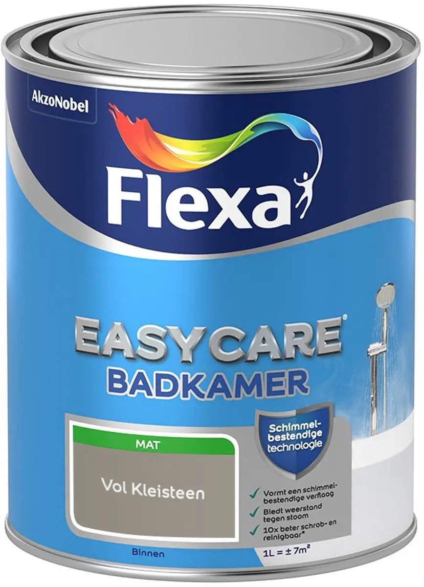 Flexa Easycare Badkamer Mengverf Vol Kleisteen 1L