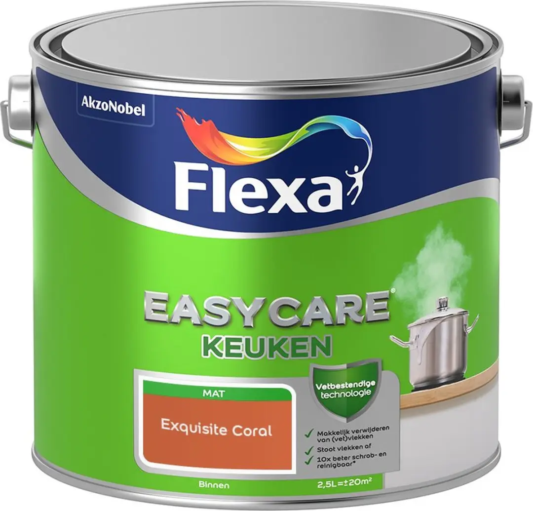 Flexa Easycare Keuken Exquisite Coral Mengverf 2,5L