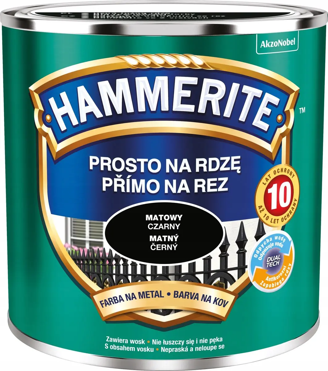 Hammerite Direct Op Roest Mat 0,25L
