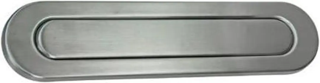 Yale Brievenbusplaat Ovaal Inox