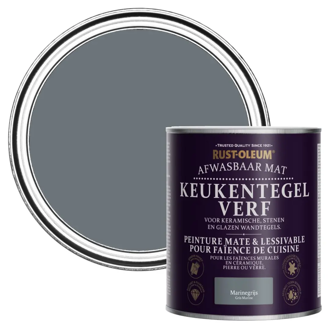 Rust-Oleum Marinegrijs Verf voor Keukentegels 750ml