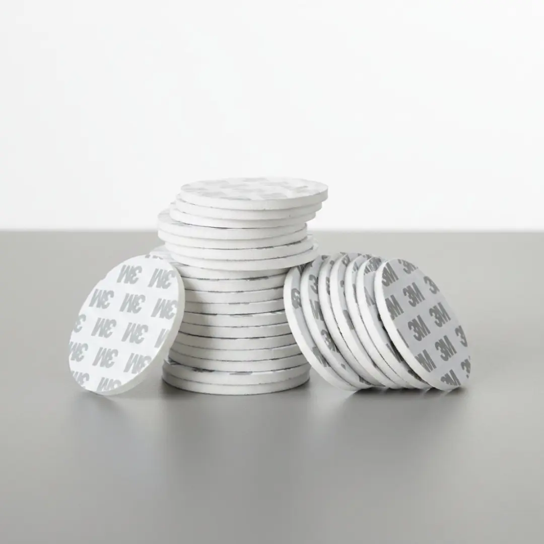 3M Plakstrips Rond Dubbelzijdig 5cm - 20 Stuks
