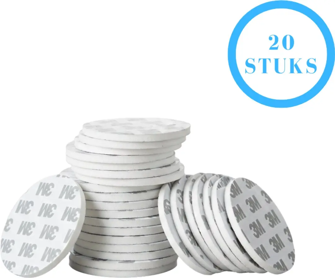 3M Plakstrips Rond Dubbelzijdig 5cm