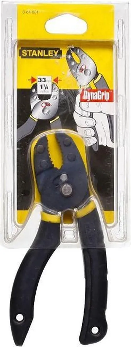 Stanley Dynagrip Griptang 150mm - Zwart