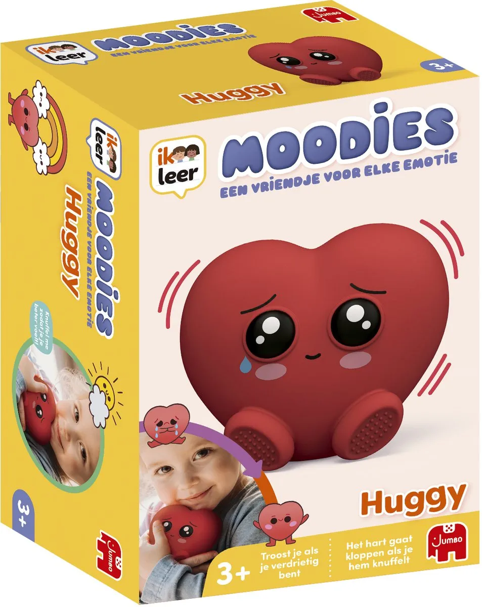 Jumbo Ik Leer Moodies Huggy - Elektronisch Speelgoed - Rood