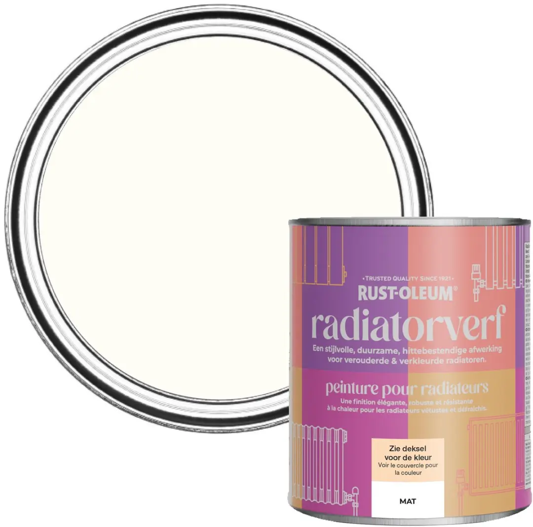 Rust-Oleum Radiatorverf Mat Sweet Nothing 750ml
