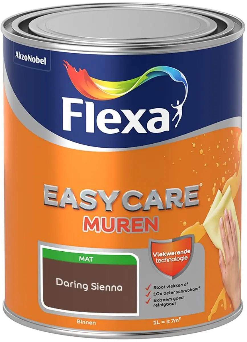 Flexa Easycare Muren Daring Sienna Mengverf 1L